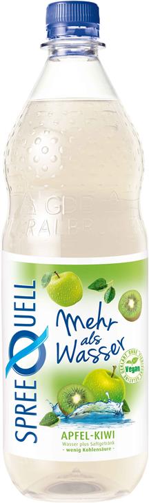 SpreeQuell Spreequell Mehr als Wasser Apfel-Kiwi