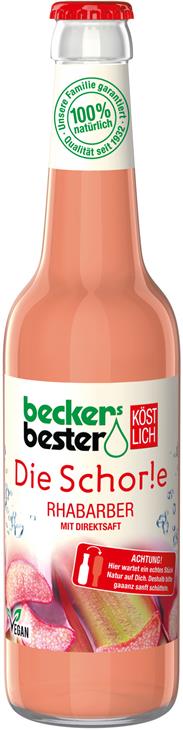 Beckers Bester Beckers Bester Schorle Rhabarber  4er Pack