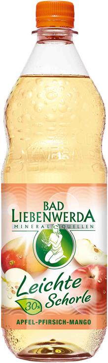 Bad Liebenwerda Bad Liebenwerda Leichte Schorle Apfel-Pfirsich-Mango